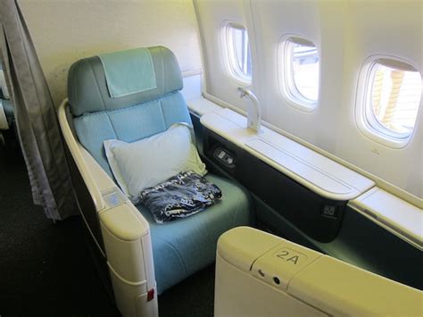 The first class cabin has only six suites. Korean Air First Class Los Angeles to Sao Paulo - One Mile ...