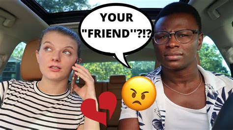 Calling My Boyfriend A Friend To See How He Reacts Got Heated Youtube