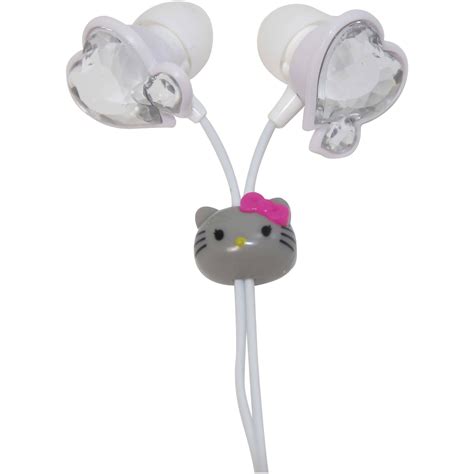Hello Kitty Heart Bling Earbuds