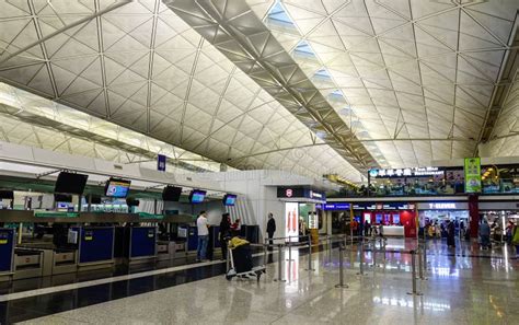 Inside Of Hong Kong International Airport Editorial Stock Photo Image