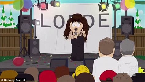 Lorde Laughs Off South Park Parody In Which She Is Reborn A 45 Year Old