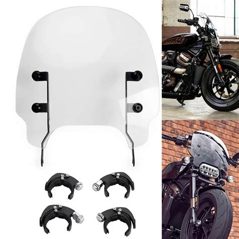 Harley Sportster S 1250 Rh1250s Quick Release Compact Windshield Front