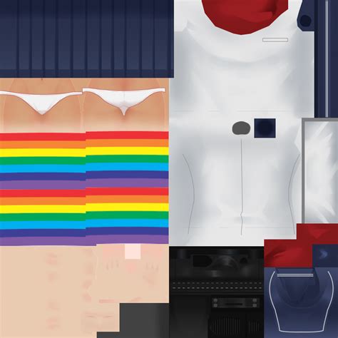 Yandere Simulator Skin Rainbow Stockings By Cranberrycandy On Deviantart