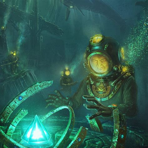 The Heart Of Atlantis By Pavel Kobyzev On Artstation Heroic Fantasy