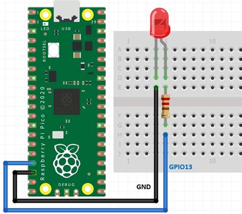 Raspberry Pi Pico GPIO Programming With MicroPython LED Blinking Examples
