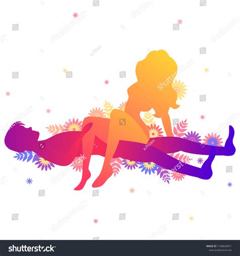 Kama Sutra Sexual Pose Side Saddle Stock Vector Royalty Free