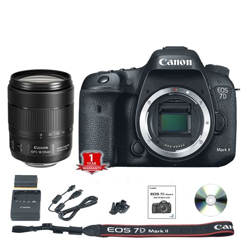 Deals All Year Canon Eos 7d Mark Ii Dslr Camera 18 135mm Usm Lens