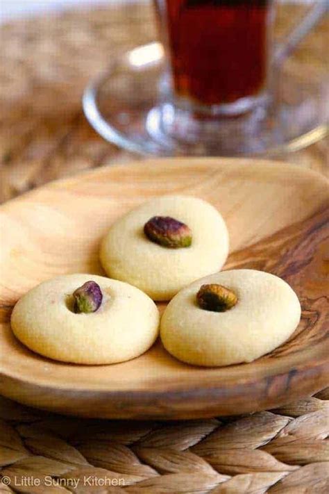 Ghraybeh Middle Eastern Shortbread Cookies Little Sunny Kitchen