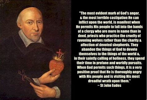 Check spelling or type a new query. St John Eudes on bad priests | Saintly quotes | Pinterest ...