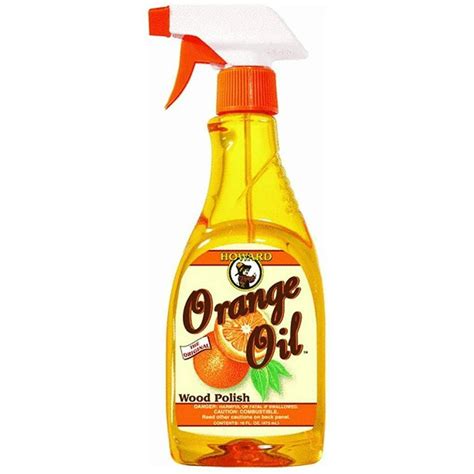 Howard Orange Oil 16 Ounce Two Bottles Orange Wood Cleaner Antique