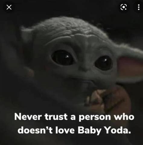 Whoever Doesnt Love Baby Yoda Must Have A Dark Side Rbabyyoda