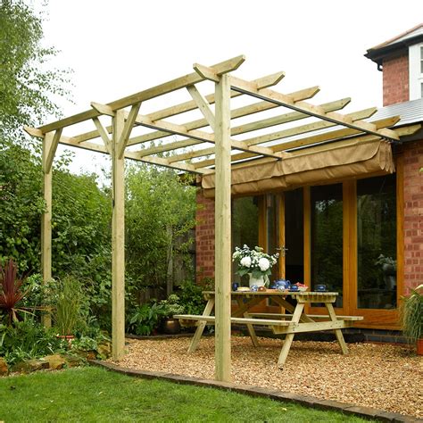 In forest ecology, canopy also refers to the upper layer or habitat zone, formed by mature tree crowns and including other biological organisms. Rowlinson Sienna Garden Canopy In Natural Timber ...