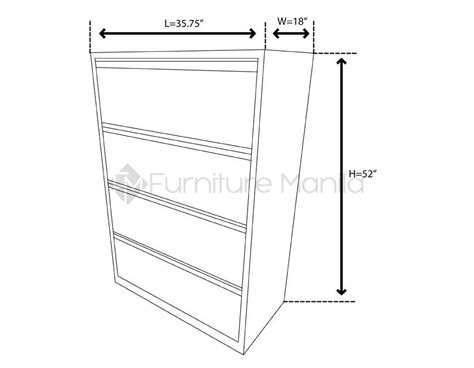 Did you know you need to find out interior dimensions to figure out whether or not those new kitchen cabinet inserts you've got your eye on will. Radar Lateral Filing Cabinet | Home & Office Furniture ...