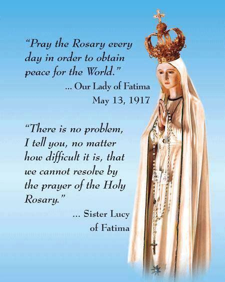 Our Lady Of Fatima Pray For The Strength And Courage To Live In And To