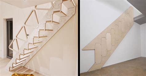 This Folding Staircase Is Perfect For Tiny Homes Or Apartments With Lofts