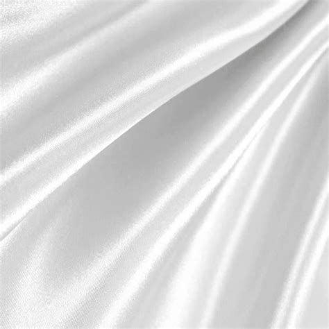 Bridal Satin White Fabric Ifabric