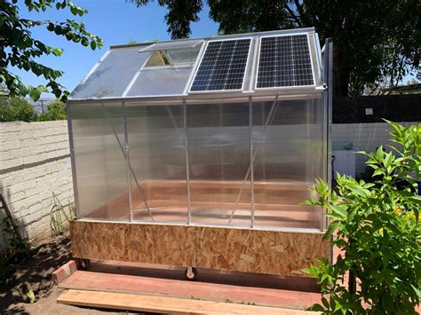 My Solar Powered Greenhouse Greenhouses