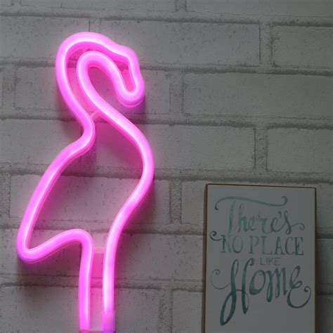 Neon Flamingo Neon Flamingo Sign Tapestry Girls
