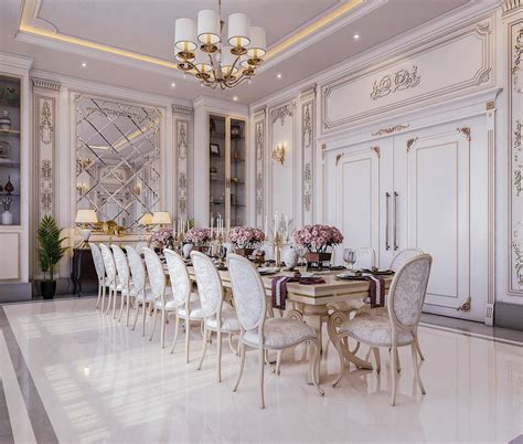 Grand Dining Room Fit For A Palace Classical Interior Design