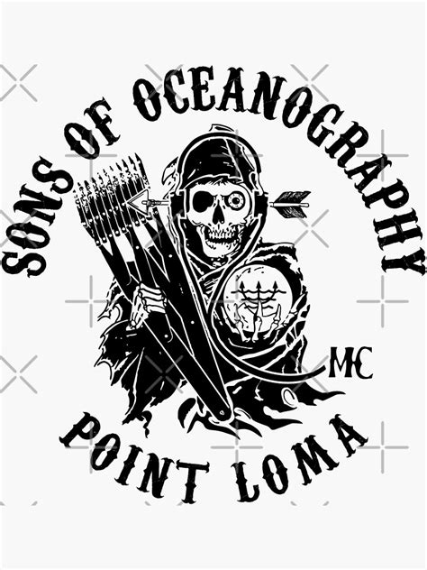 Sons Of Oceanography Sticker For Sale By Navychief Redbubble