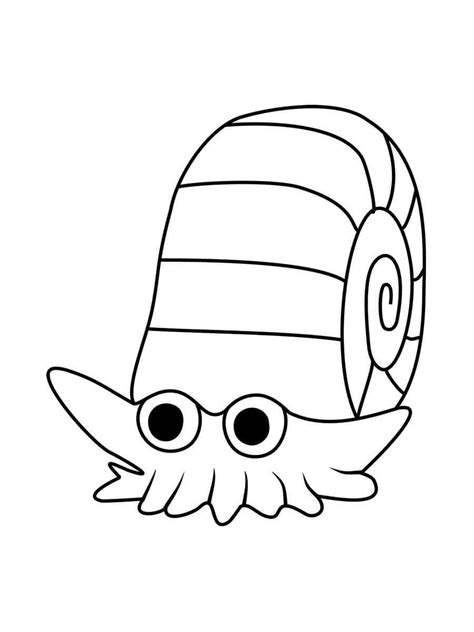 Omanyte Pokemon Coloring Pages The Best Porn Website