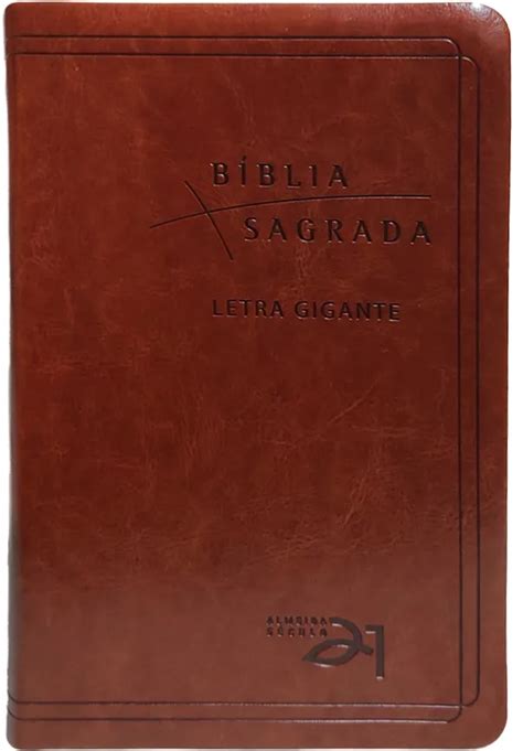 Bíblia Sagrada Almeida Século 21 letra gigante Capa em couro