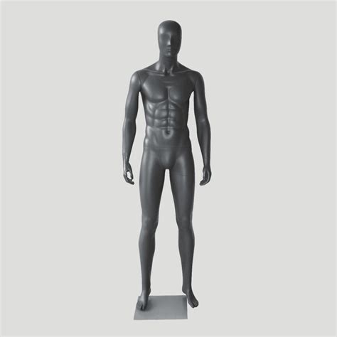 Matte Black Muscle Men Clothing Display Male Mannequin China Display