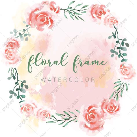 Hand Drawn Floral Vector Hd Images Watercolor Floral Aquarelle Flowers