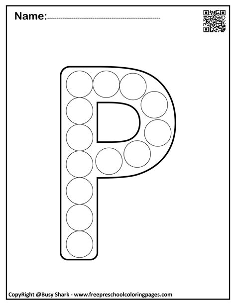 Preschool Letters Tracing Letters Free Preschool Dot Marker