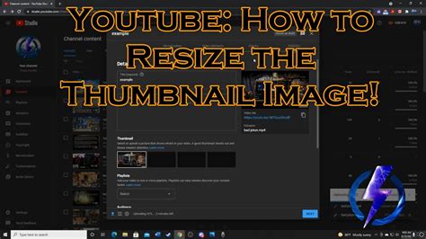 Youtube How To Resize Thumbnail Image Youtube