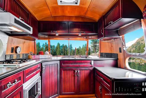 Rustic Themed Airstream Filled With All The Modern Day Amenities