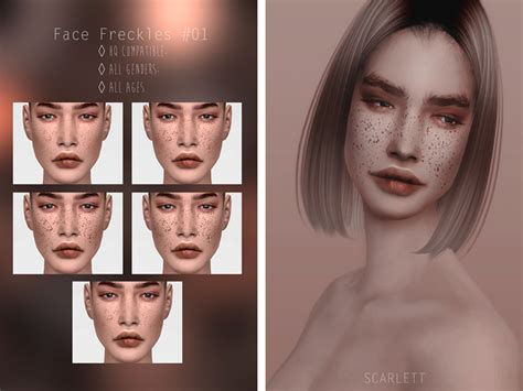 Face Freckles 01 By Scarlett Content At Tsr Sims 4 Updates