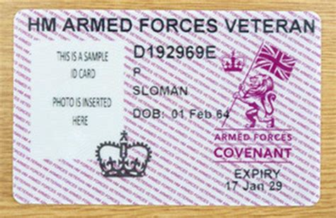 A New Id Card For Armed Forces Veterans