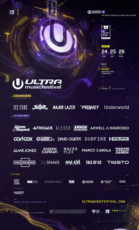 Ultra Music Festival 2017 Announces Phase One Lineup Ultra Japan