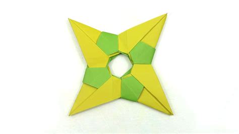 How To Make 4 Pointed Paper Ninja Star Easy Origami Ninja Star