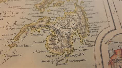 1895 Vintage Philippines Map