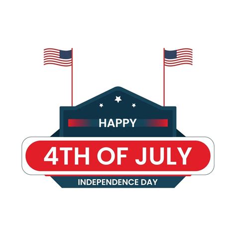 4th Of July Background Design With Realistic Lovely Elements Eps10