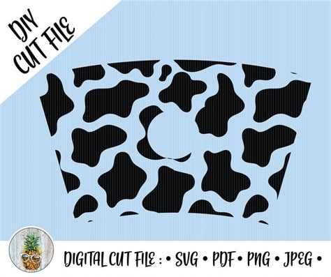 Cheetah Print Starbucks Cup Svg Free - Layered SVG Cut File