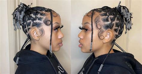 Knotless Braids With Beads On Natural Hair Archives Black Beauty