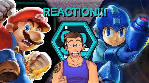 Mario Vs Megaman Smash Bracket Inkthinks Reaction Youtube