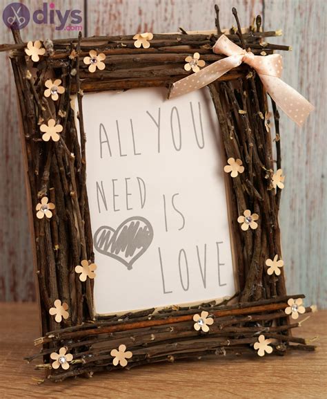 Diy Rustic Twig Frame The Perfect T For Someone You Love