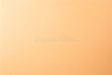 Light Orange Peach Color Paper Background Copy Space Stock Image