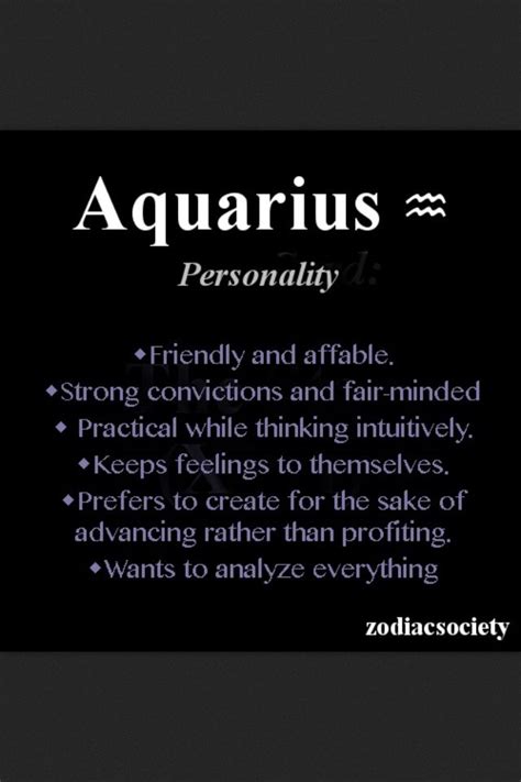 Personality Aquarius Personality Aquarius Horoscope Aquarius