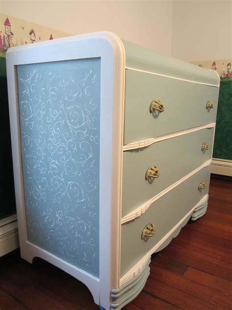 Chalk Paint Waterfall Dresser Dresser Refinish Repainting Furniture