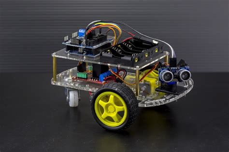 2 Wheel Drive Ultrasonic Arduino Projects Robot Kit