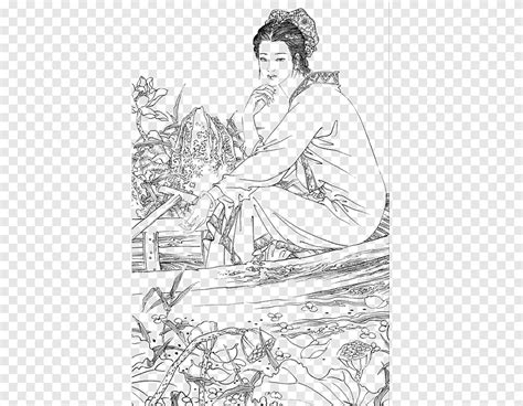 Gongbi U U E U E U F U Bu C Landscape Painting U Du Cfu B Shan Shui Floral Woman