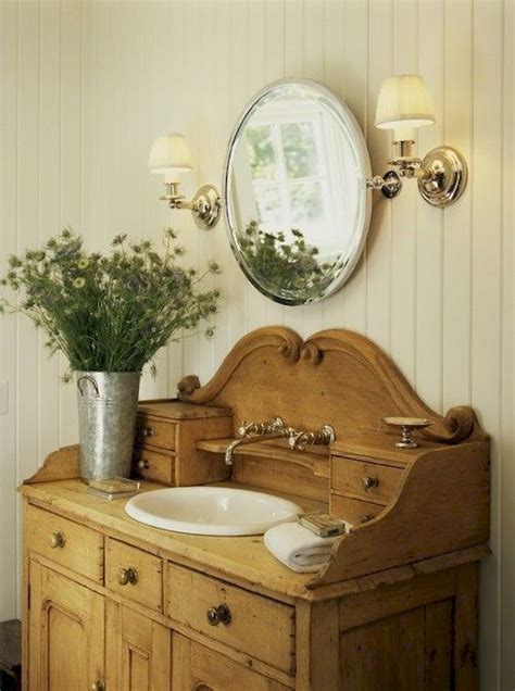 125 Brilliant Farmhouse Bathroom Vanity Remodel Ideas 79 Antique