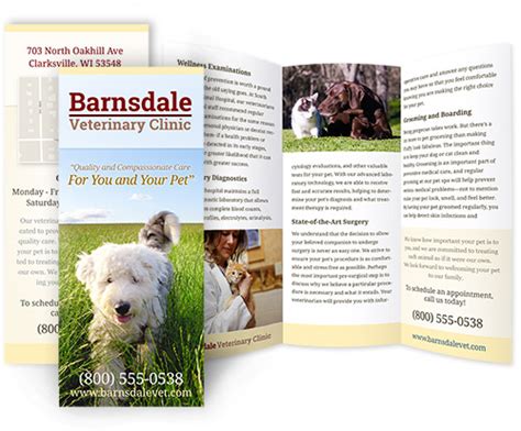 Veterinary Hospital Brochures Veterinarian Brochures And Print Marketing