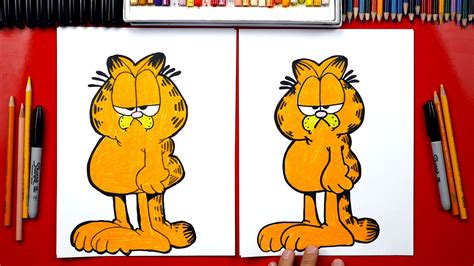 How To Draw Garfield Art For Kids Hub Art For Kids Hub Garfield