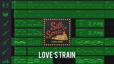 Bruno Mars Anderson Paak Silk Sonic Loves Train Garageband Cover